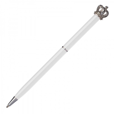 Logo trade promotional item photo of: Metal ballpen KINGS PARK